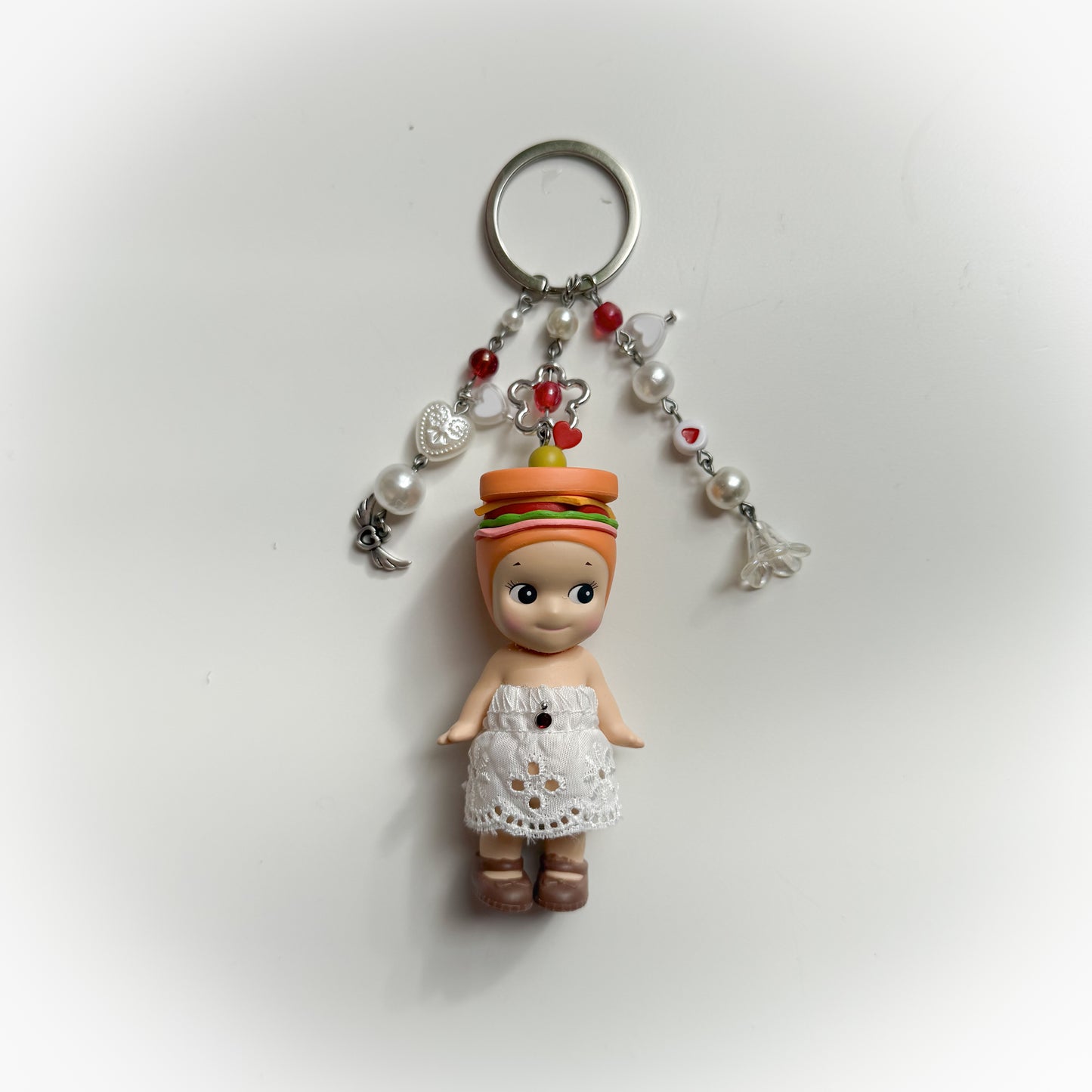Sonny Angel Snacks Series Beaded Keychain - Sandwich
