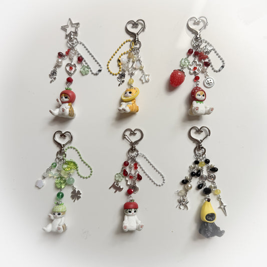 Mofusand Fruit Keychains